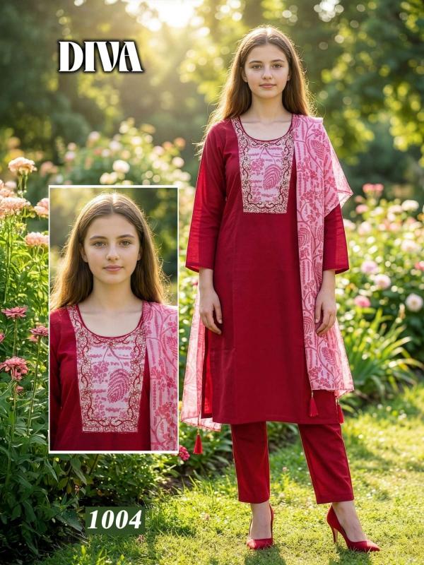 Desi kudi diva 3pcs buyer for wholesale kurti and suits